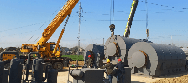 equipo de refinación de llantas de desecho